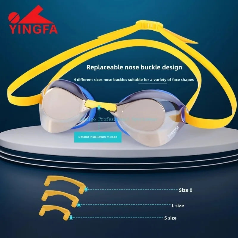 Original Yingfa Competiton Swimming Goggles Waterproof Anti Fog Professional Swimming Goggles Swimming Accessories