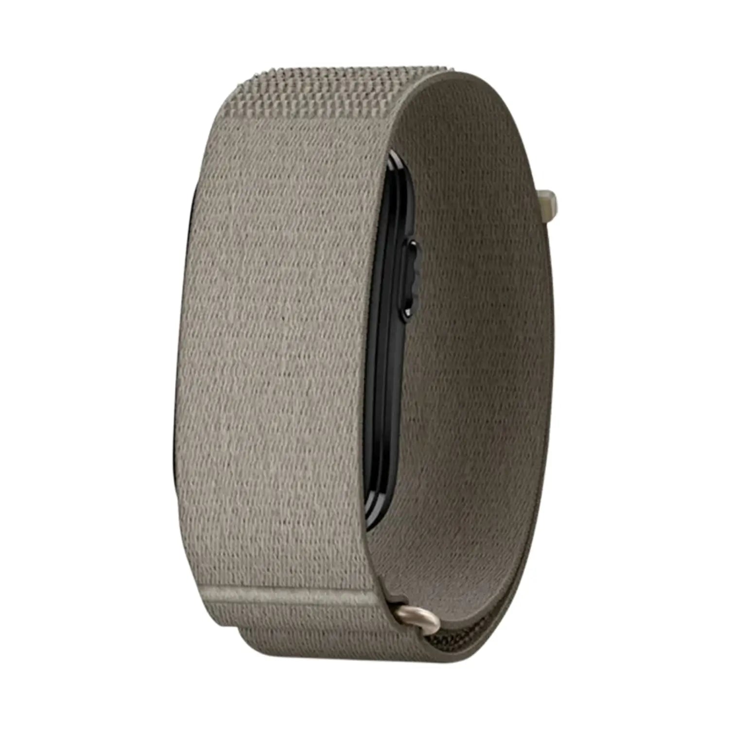 Gray breathable replacement strap made of woven nylon for cirqa smart band adjustable sport watch strap