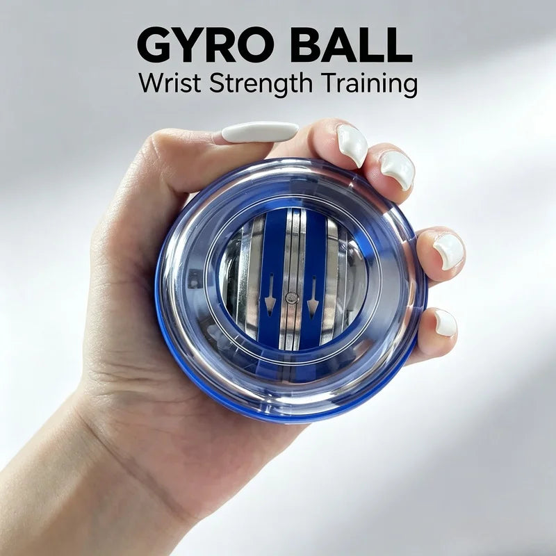 Automatic‑Start Wrist Gyro Ball, Wrist Arm Power Trainer Gyroscopic Exercise Device for Forearm Strength Home Fitness Workout