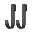 Bathroom Movable Hooks Kitchen Cabinet Door Back Hook Hanging Rack Clothes Coat Hat Towel Hanger Storage Shelf  Hook Accessories
