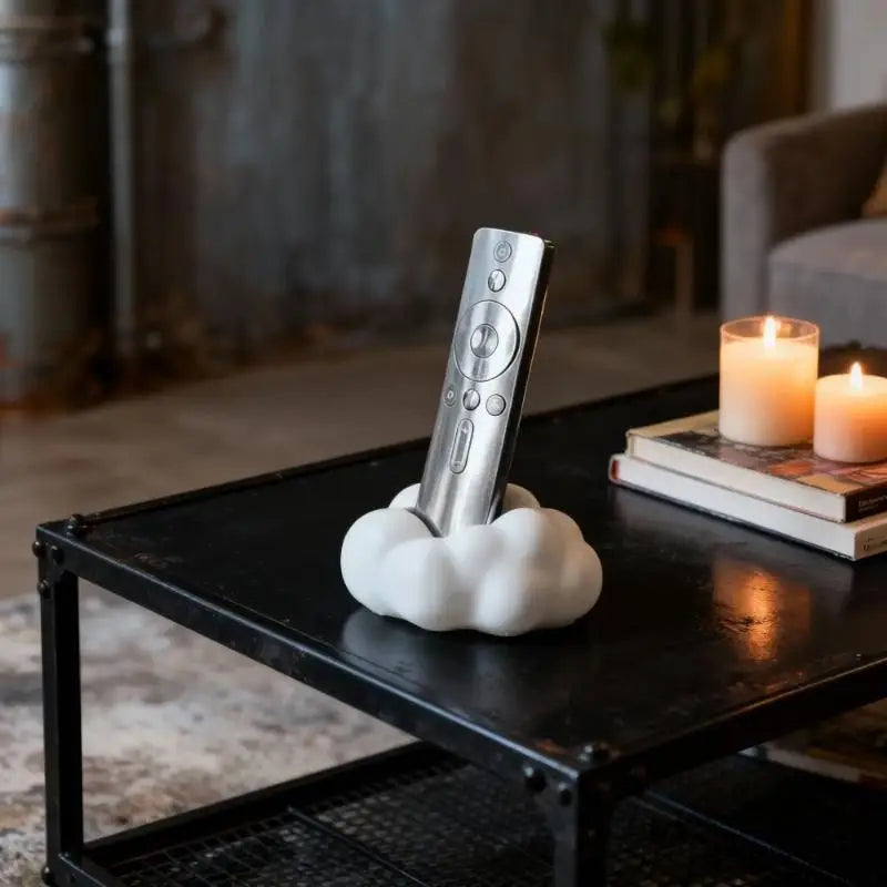 For TV/Air Conditioner Remotes, Phones Gadgets Cute 3D Cloud-Shaped Remote Control Holder - Desktop Home Storage Organizer Stand
