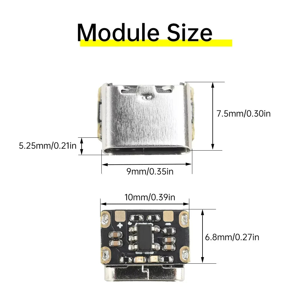 1-20PCS 3.7V 18650 Mini Li-Ion Battery Charging Pad Type C Input Keyboard Power Plate with Protection Converter for Power Bank
