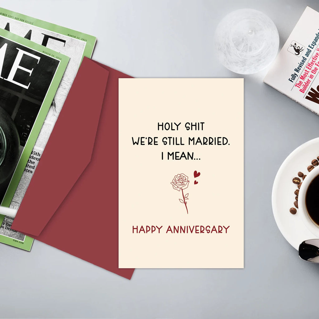 1PC Funny Anniversary Card,I Promise to Always Be by Your Side,Birthday Card for Husband Boyfriend,Valentines Day for Him Her
