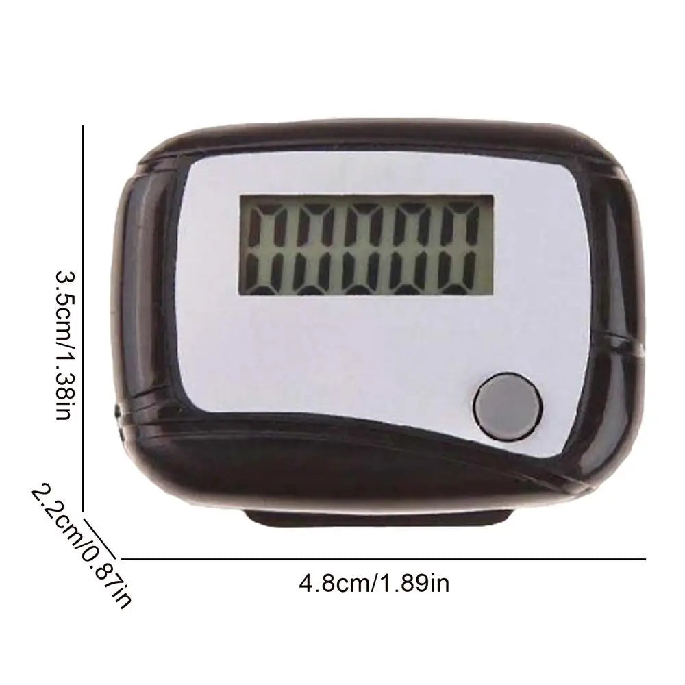 Fitness Trackers LCD Calorie Monitor Small Sports Walking Miles Pedometer For Daily Travel Running Jogging Walking Hiking Park
