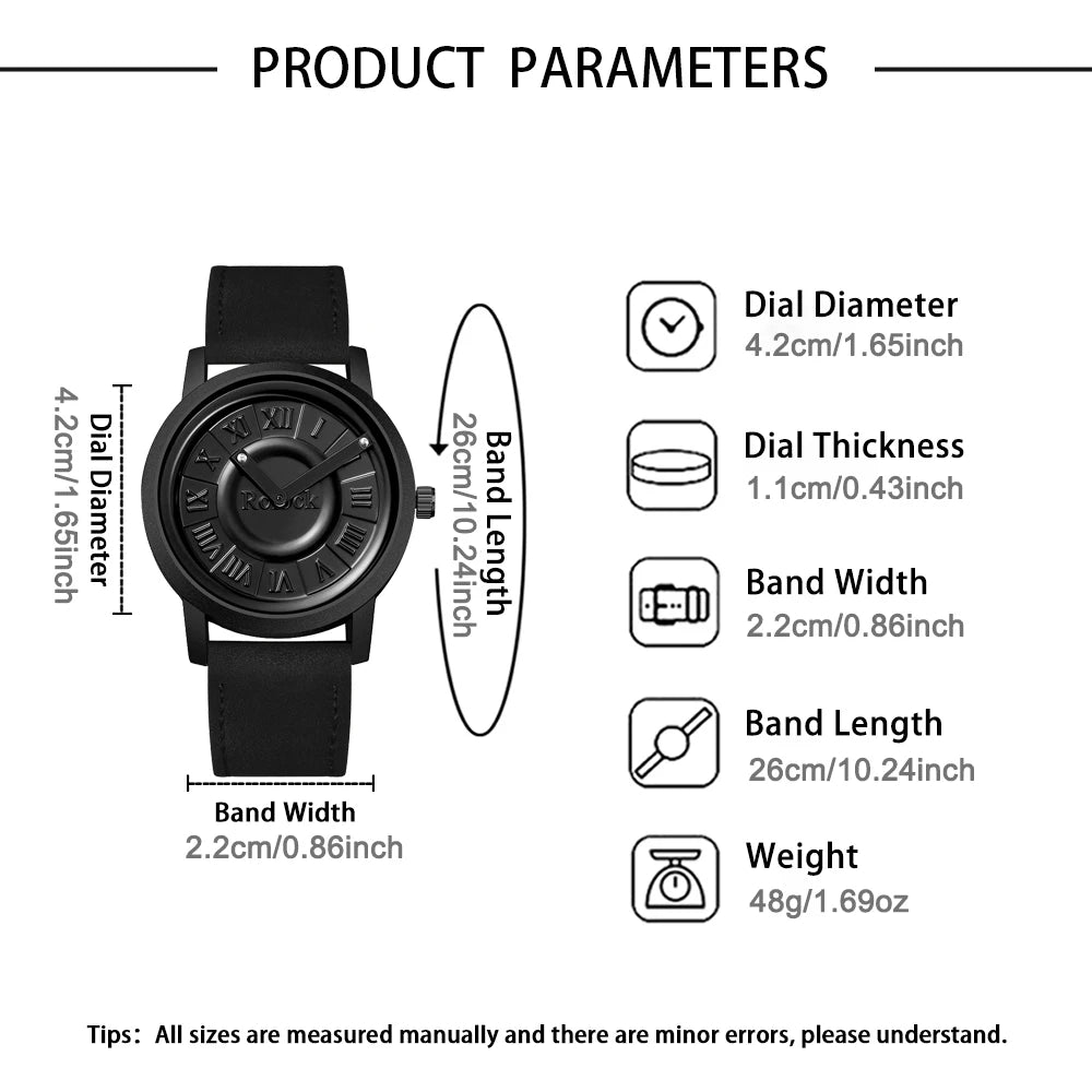 4pc/Set Men's Fashion Watches and Accessories, Business Fashion Watches, Perfect for Daily Commuting, Perfect Gift for Friends