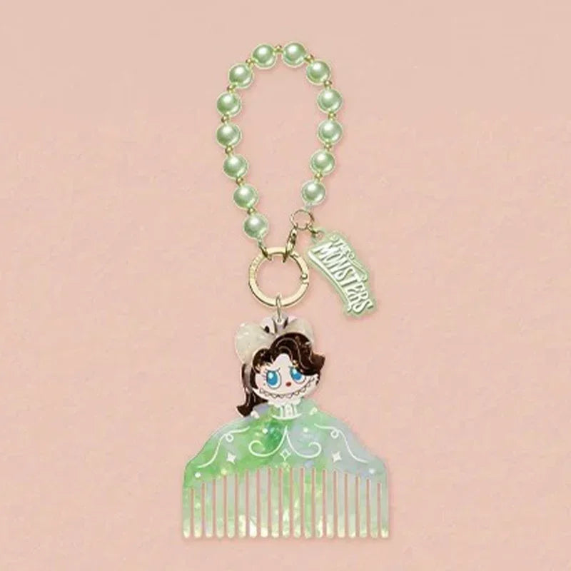 POP MART LABUBU THE MONSTERS Hair Salon Series Pendant Blind Box Guess Bag Original Toys Doll Action Anime Ornaments Collection