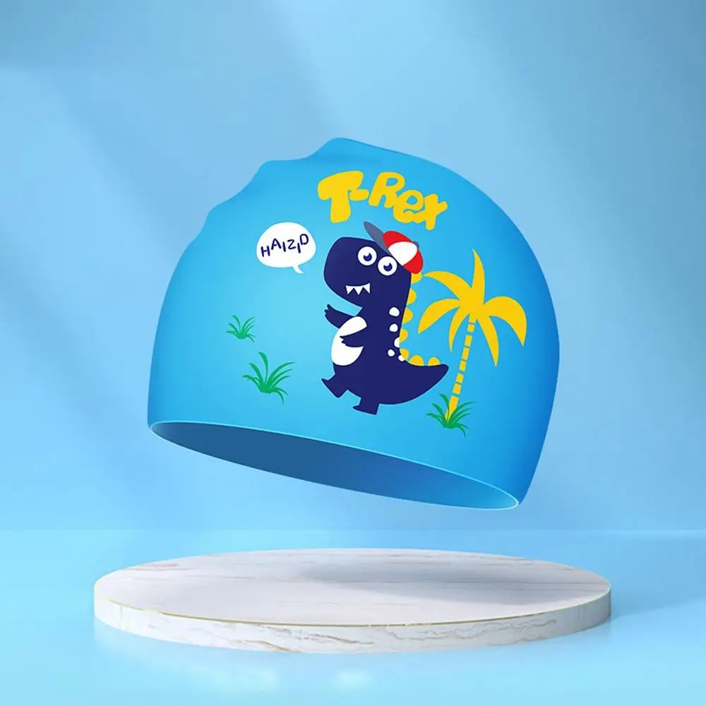 Swimming Accessories Silicone Swimming Cap Elastic Waterproof Diving Cap Lightweight Long Hair Bathing Cap Natatorium