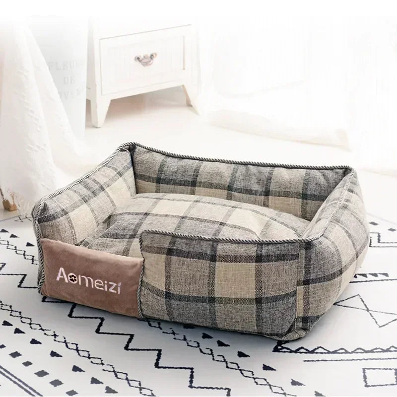 Warm Soft Pet Bed Removable Washable Sofa Cushion Pet Mat Indoor Kennel Sleeping House for Puppy Cat Dog Daily Pet Supplies