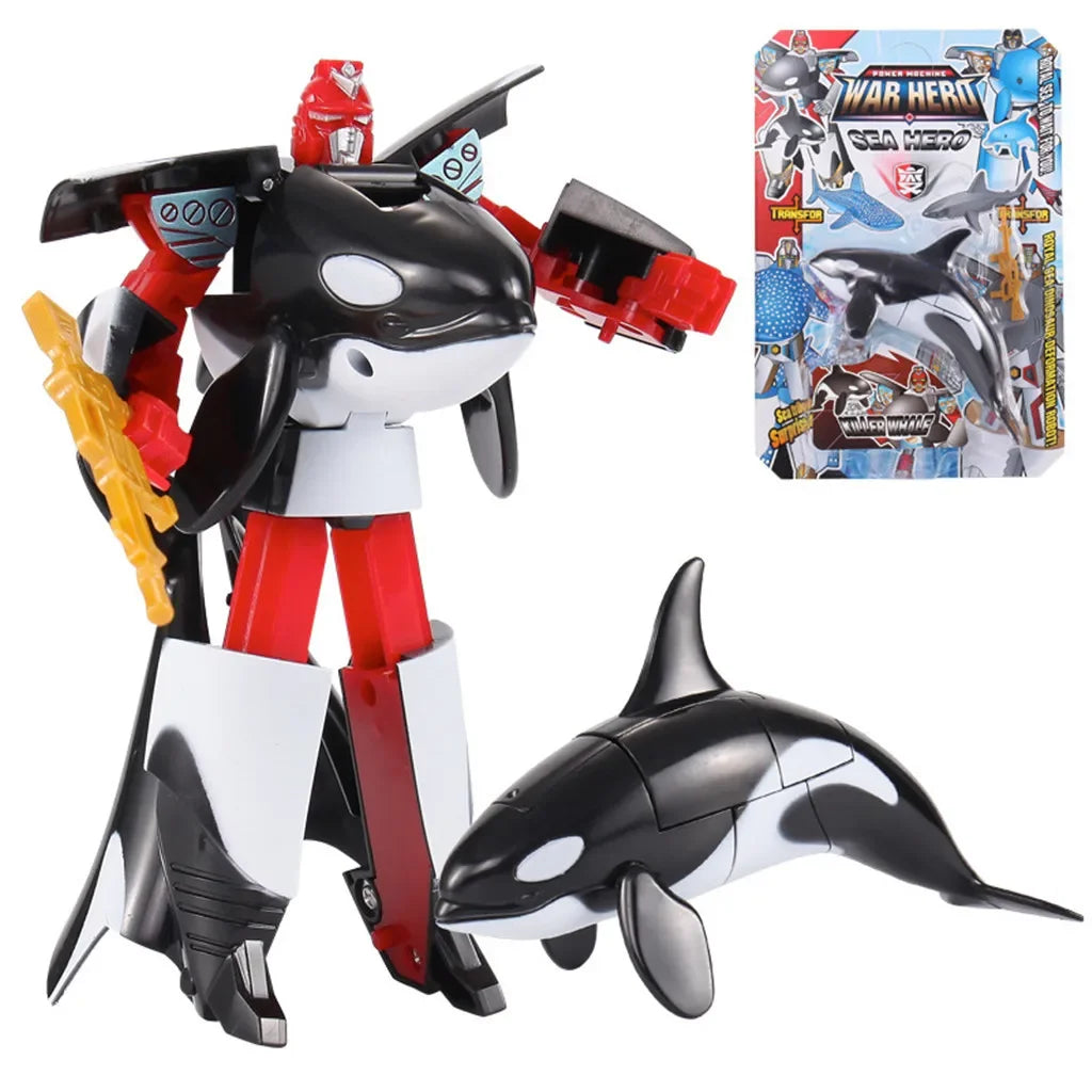 Children's Toy Transformer Robot Electronic Smart Pet Intelligent Shark Ocean Anime Figurine Gift for Kids Dropshipping