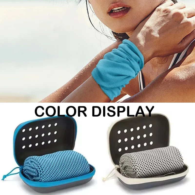 Outdoor Quick Drying Exercise Cooling Ice Towel Outdoor Fitness Running Exercise Towel Swimming Accessories