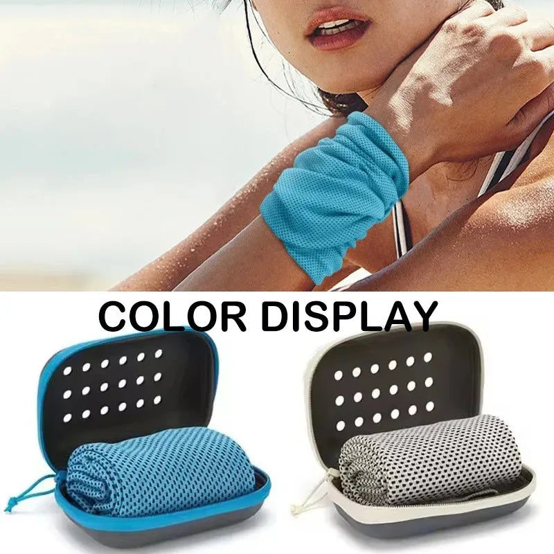 Outdoor Quick Drying Exercise Cooling Ice Towel Outdoor Fitness Running Exercise Towel Swimming Accessories