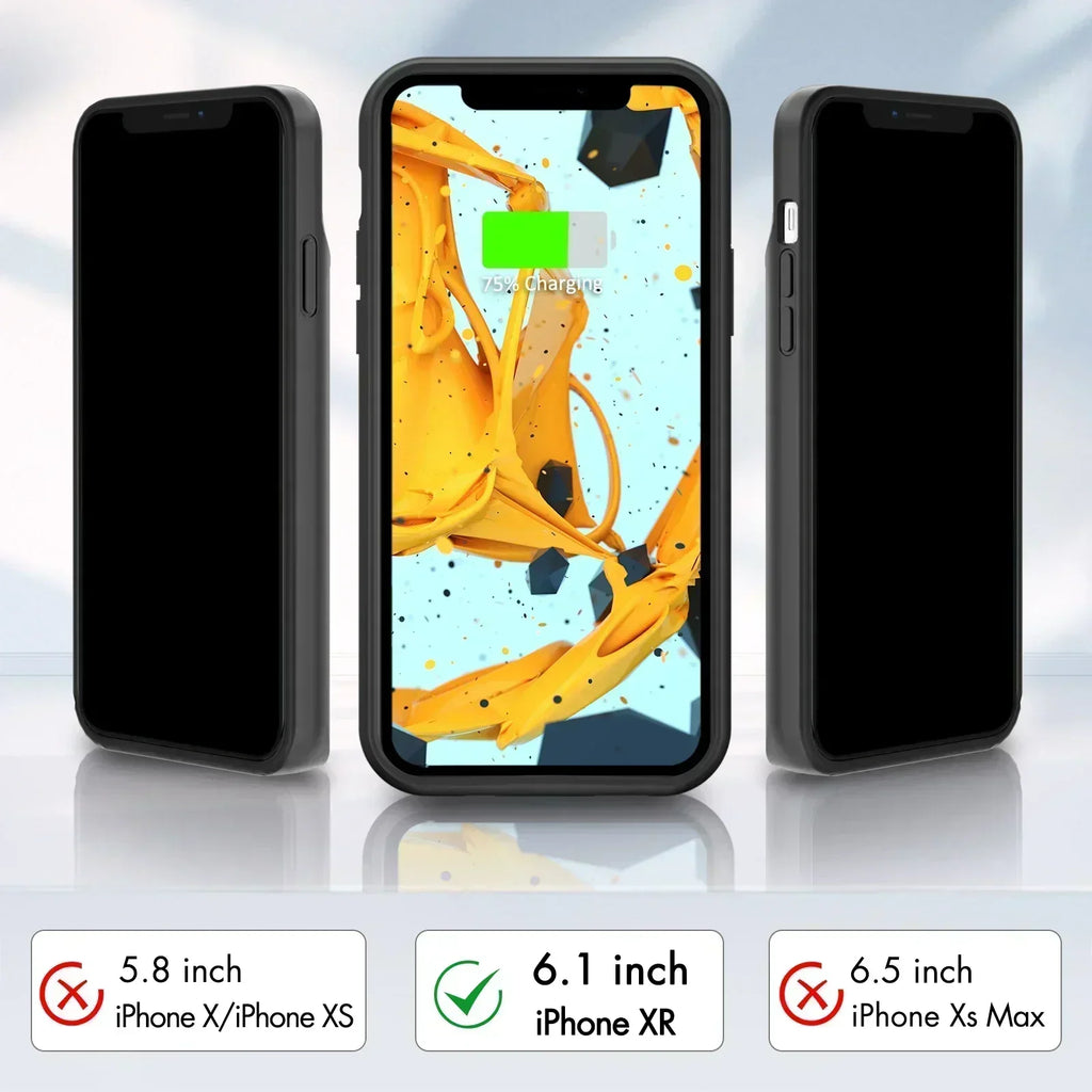 10000Mah Slim XR Phone Cover For Iphone XR Battery Charger Case Power Bank Power Case For Iphone XR Battery Cases