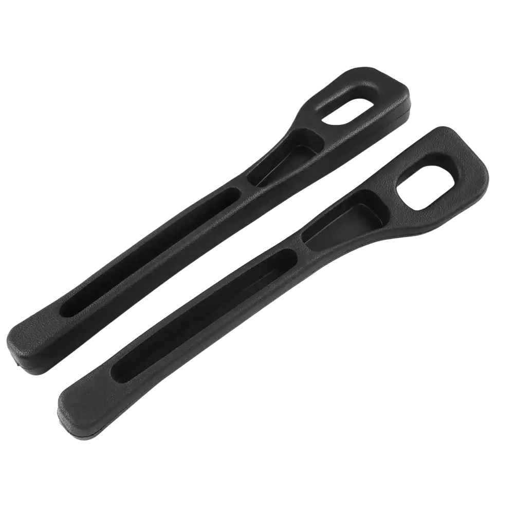 Black plastic car seat gap filler handles 40.5cm ergonomic textured grip for Mercedes-Benz class amg glc ml slk