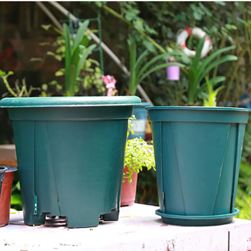 5pcs Plastic Nursery Pots Tray Plant Flower Pot Grow Plantenpot Garden Planter Tools Gardening for Herb Succulents Flowerpot
