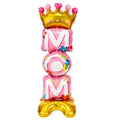 1pc stand Crown MOM DAD Foil Balloons Best Dad Father's Day Balloon Mother's Day Father's Day Decorations