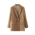 MUJER 2025 Women's Blazers New Office Casual Blazer Woman Straight Outerwears Fashion Women's Tailoring Blazers for Women Coats