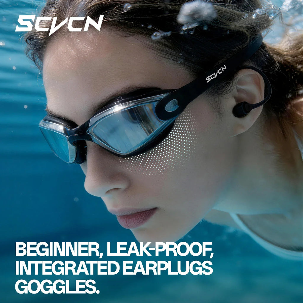 SCVCN Swimming Accessories Diving Glasses Surfing Sea Anti-fog Beginner Swimming Goggles Adult Pool Men Women Youth Summer Float