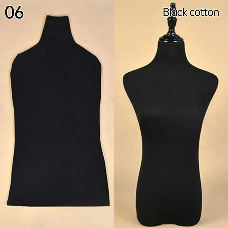 Wedding Dress Women's Mannequin Body Cover Display Replacement Dress Form Velvet Upper Body Makeup Bottoming Shirt