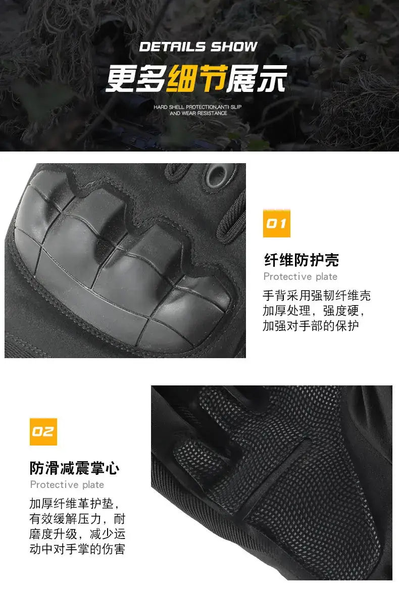 black protective plate on the back of winter motorcycle gloves made from reinforced fiber material with textured grid design for thermal windproof riding gear durability and grip.