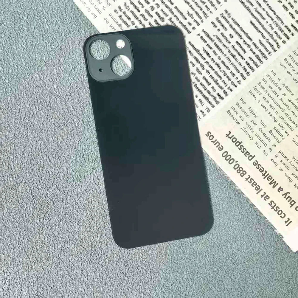 High Quality 6.1'' Replacement Back Glass Case For iPhone 13 Rear Cover Glass Big Camera Hole Back Housing Cover Repair Parts