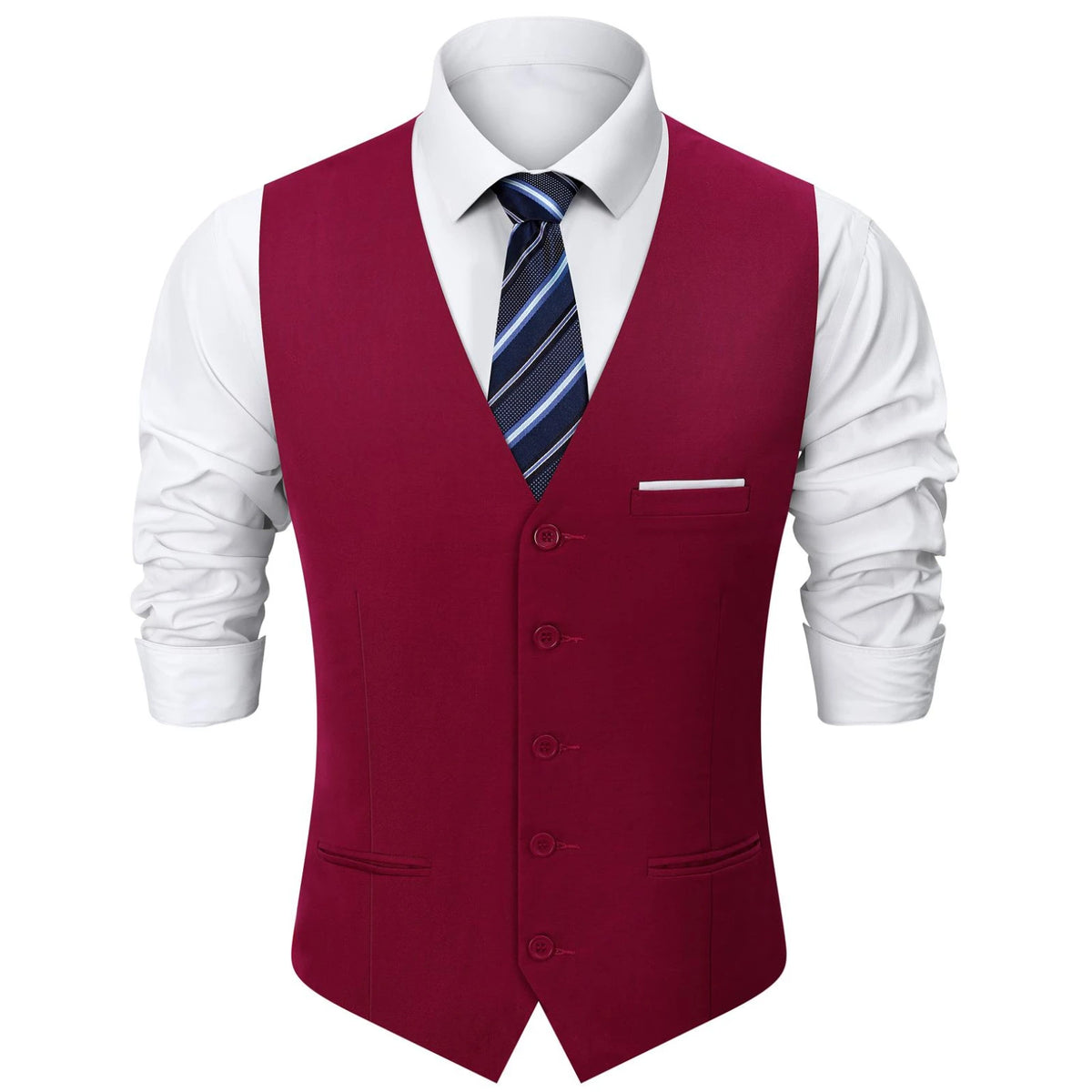 Mens Suit Vest Male Business Formal Wedding Office Birthday Party Outfit Set  Easter Church Jacket Black Waistcoat