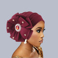 Fashion Diamond Flower Turban Caps for Women Headwear Hat Muslim Headscarf Bonnet Lady Bandana Hair Accessories Caps