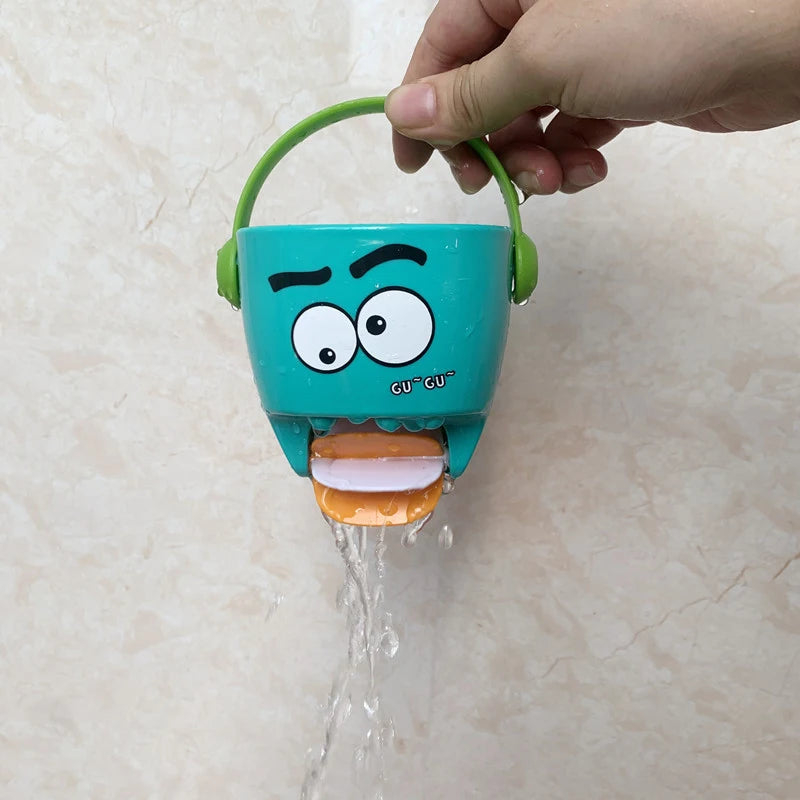 Baby Shower Bath Toys Baby Bathroom Bathtub Mini Leaky Bucket Beach Toys Sprinkling Shower Play Water Cups Gifts For Toddler