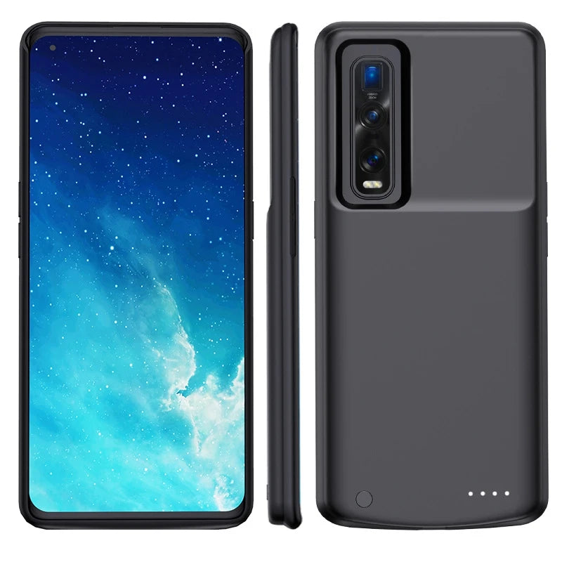 10000mAh Extrenal Battery Cases for OPPO Find X2 Pro Portable Charger Power Bank Battery Cover for OPPO Find X2 Charging Case