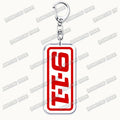 Popular TV Show 9-1-1 Keychains for Accessories Bag Evan Buckley Eddie Diaz Oliver Stark Bobby Nash Keyrings Jewelry Fans Gifts