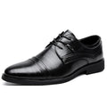 Men Leather Shoes British Style Business Dress Shoe Classic Laced Oxford Shoes Luxury Wedding Shoes for Men Casual Leather Shoe