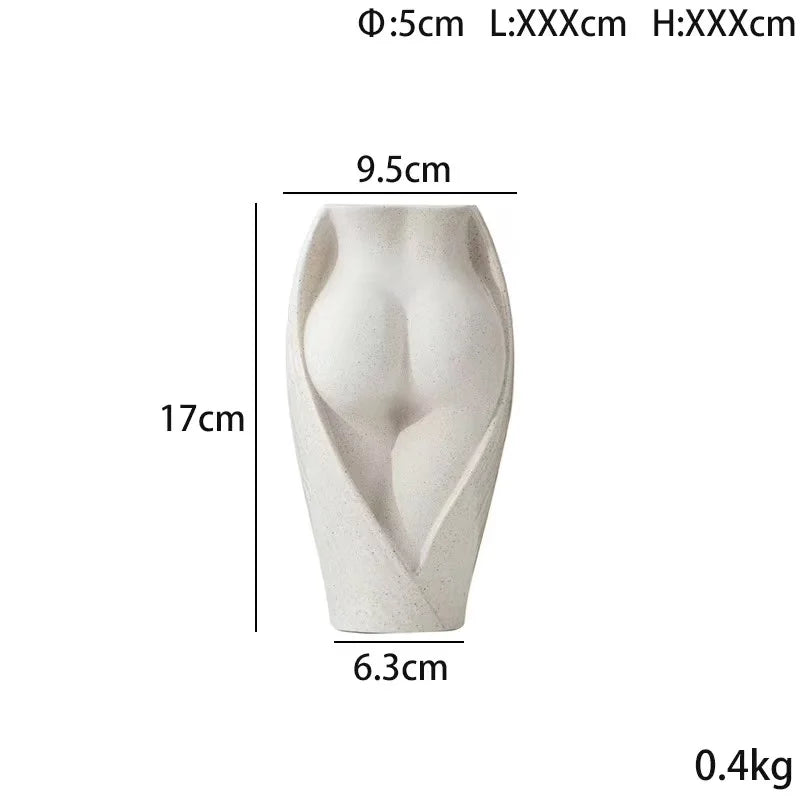 Home Vases Modern Living Room Tabletop Decoration Irregular Ceramic Vases Dry Flower Pots Flower Arrangement Plant Flower Pots