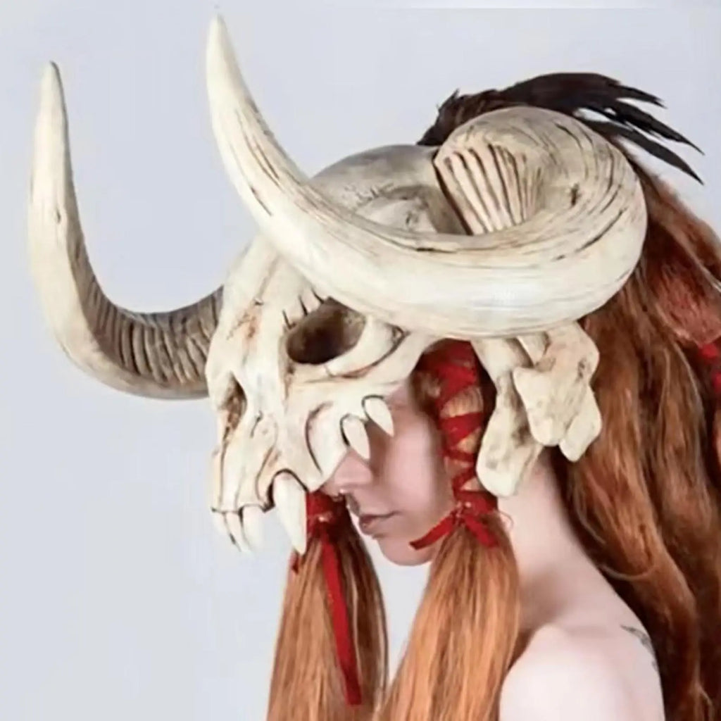 Halloween Cosplay Mask Decorative Realistic Costume Props Horror Mask for Carnival Festival Costume Party