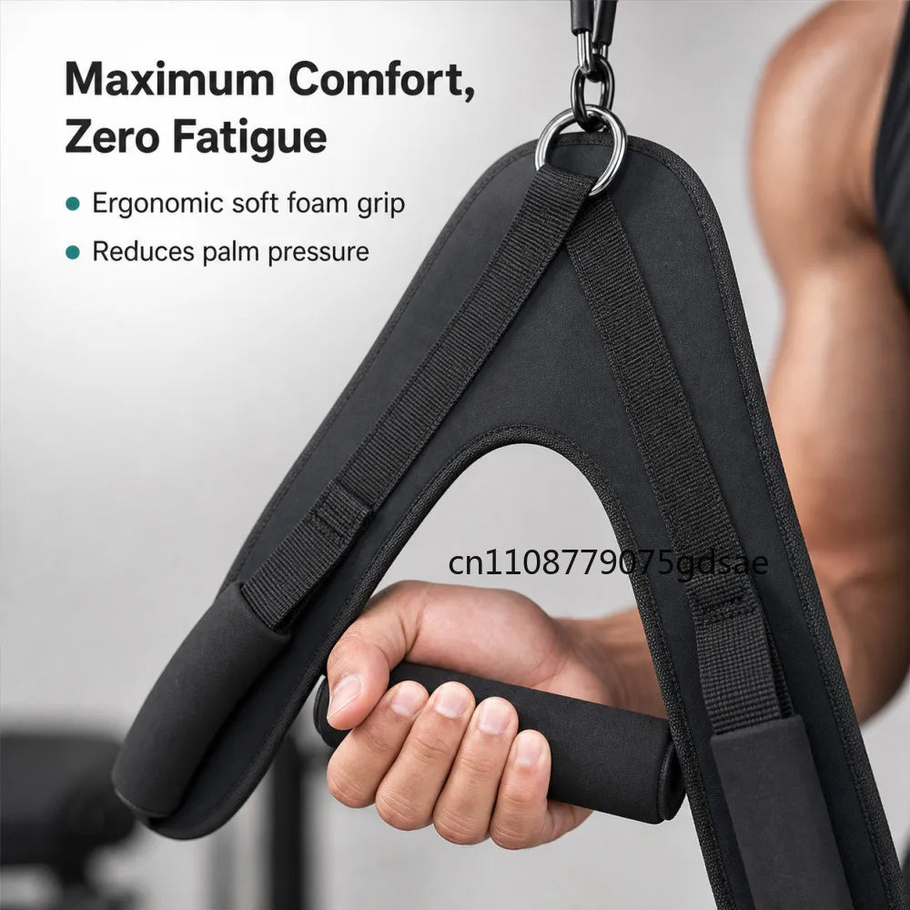 Nylon Fitness Abdominal Crunch Straps Ab Exercise Pulling Harness Shoulder Strap Belt Home Barbell Gym Equipment Accessories