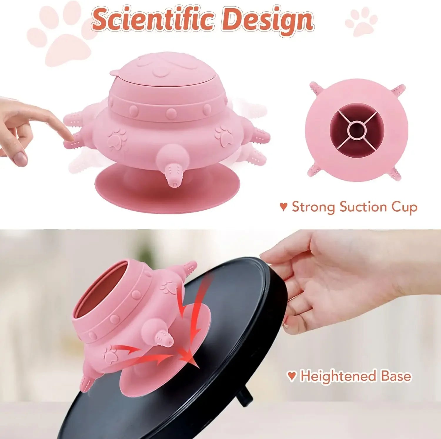 Newborn Puppy and Kitten Feeder, Milk Feeding Bowl – 4-Nipple Design for Easy Nursing of Small Pets