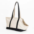 Pet Travel Carrier Fashion Pet Canvas Shoulder Bag Foldable Breathable Travel Carrier Portable Pet Bag For Dogs And Cats