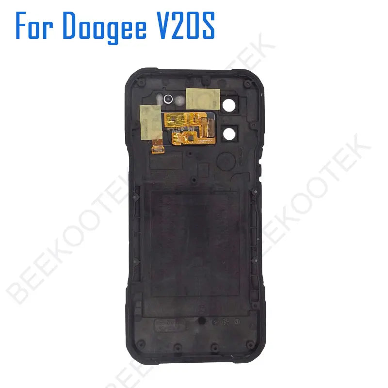 New Original DOOGEE V20S Battery Cover Back Cover Case Glass Cover Plate With Adhesive For DOOGEE V20S Smart Phone