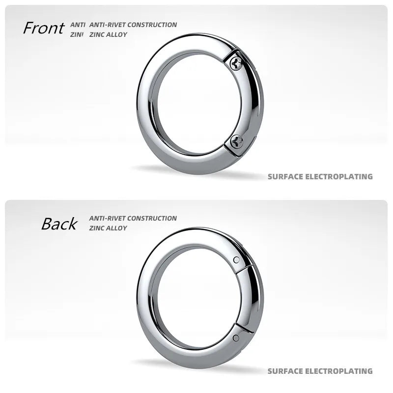 1Pc High Quality Metal Key Ring For Car Chaveiro Innovative Key Chains Rings Holder Detachable Keychain Accessories Q21