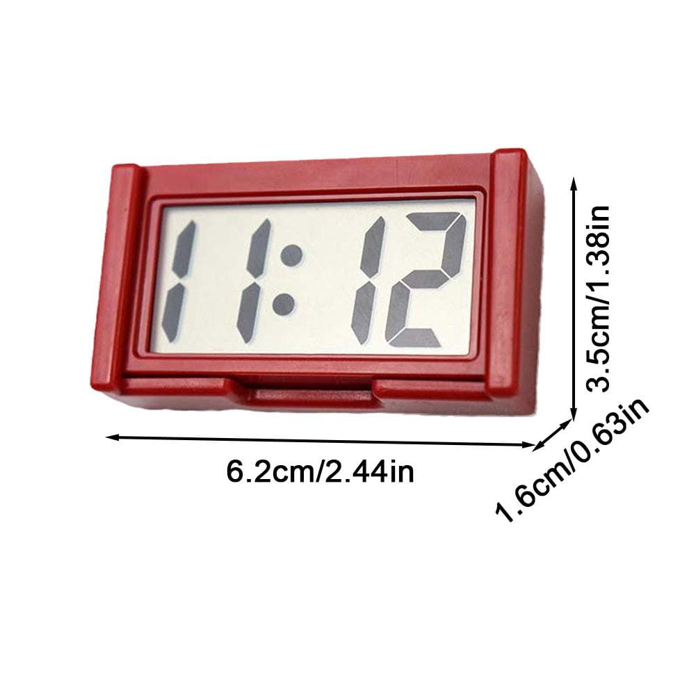 Car Electronic Clock Dashboard Time Electronic Digital Display Car Clock Self Adhesive Simple Digital Clock Car