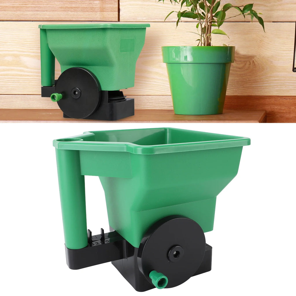 Lawn Spreader Hand Spreader 3L Manual Small Labor Saving Handheld Lawn Garden Spreader for Fertilizer Salt Green Manual Spreader