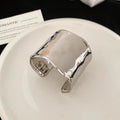 European and American Metal Pleated Bangles for Women Arm Ring Fashion Temperament Bracelet Design Sense Hand Jewelry Gift