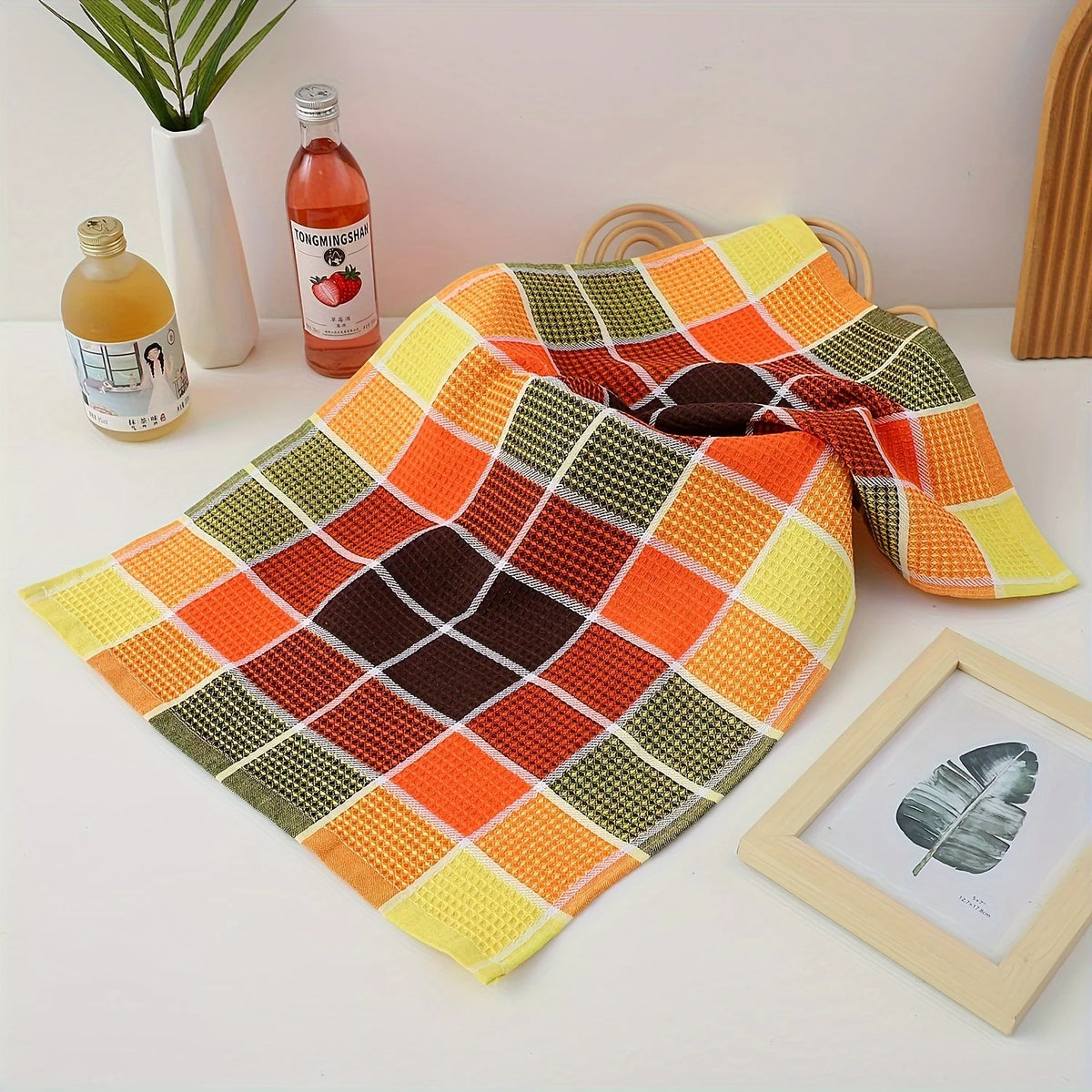 3/4/8 Pieces, Green/Pink/Blue/Yellow, Durable Cleaning Cloths, Highly Absorbent, Perfect for the Kitchen, Kitchen Cloths, Cleaning Cloths, Scouring Pads, Dish Towels, Scouring Pads, Kitchen Essentials