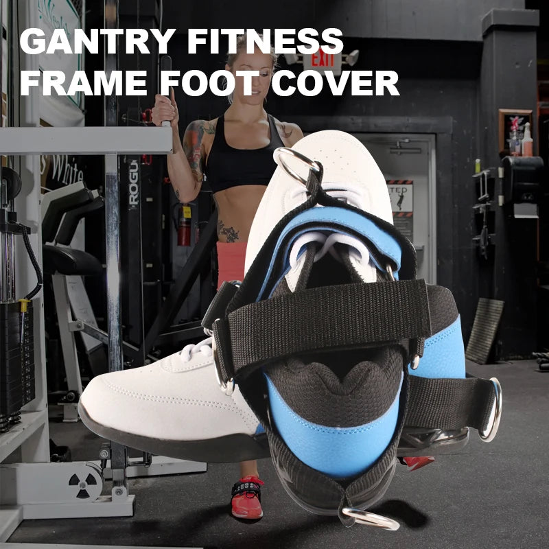 Foot Strap for Cable Machine Fitness Attachment Ankle Straps Glute Kickback Leg Exercise for Cable Machines Shoe Cover