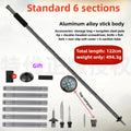 Trekking Poles Folding Multifunctional Hiking Poles Outdoor Hiking Camping Ultralight Tactical Set Telescopic Hiking Poles