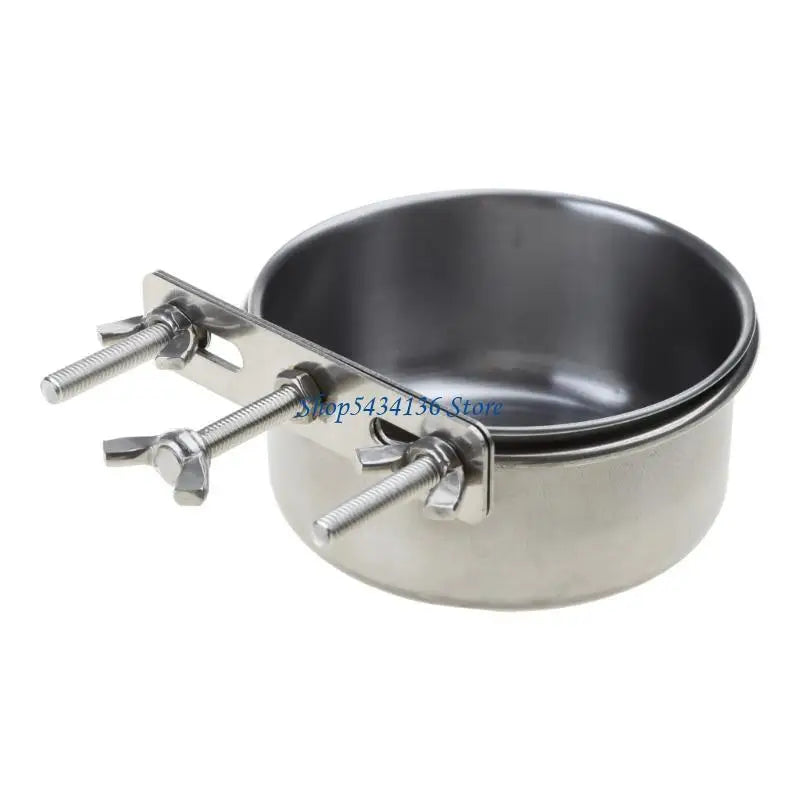 H7ED Cats Feeder Water Dispenser for Small Large Dog Pets Easy to Install Feeder Bowl Pet Rabbit Dog Cats