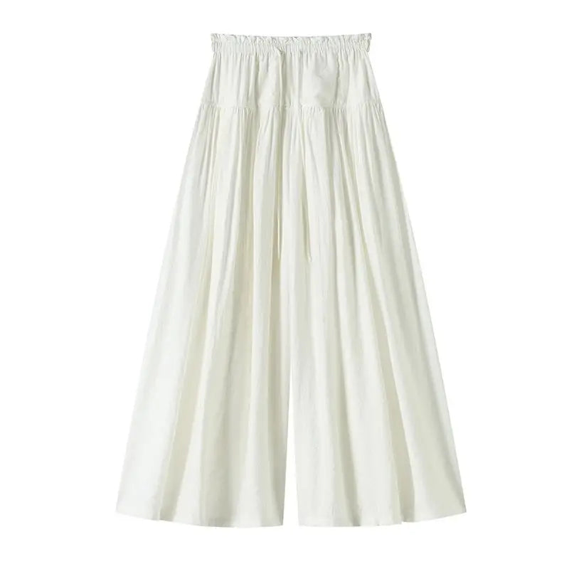 Wide Leg Pants, Women's Summer New Style, High-end Fashion, Simple and Hanging Casual Pants