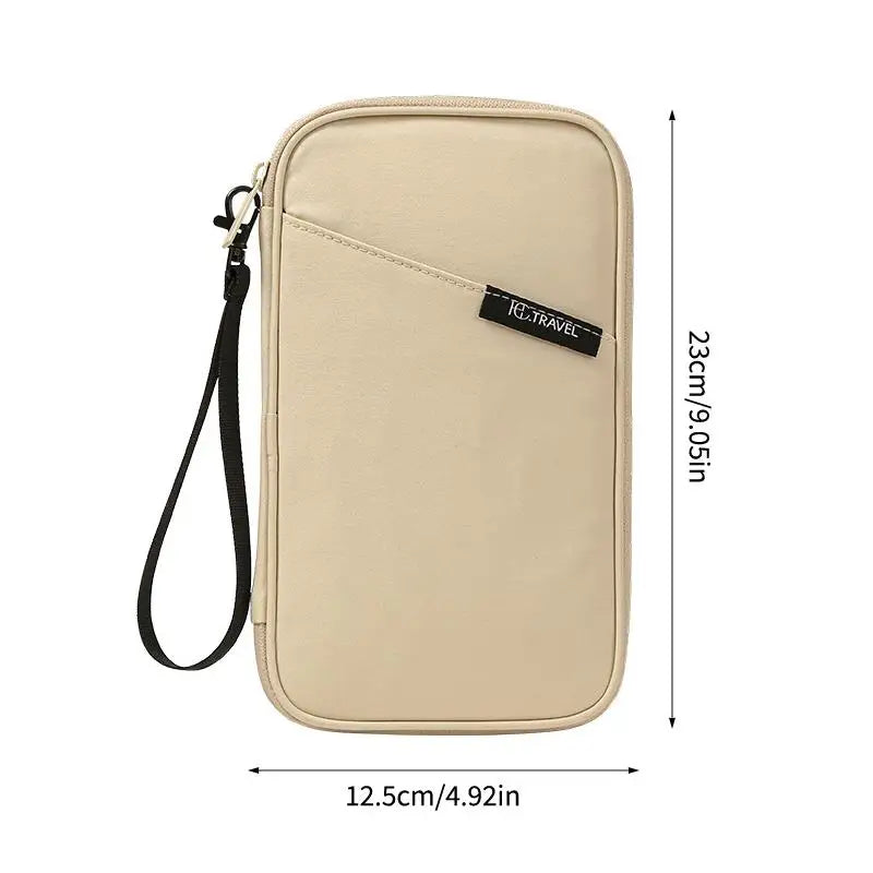 Travel Accessories Organizer 1 Document Bag with Card Holder Multiple Slots for Efficient Packing Work Trips and Tourism