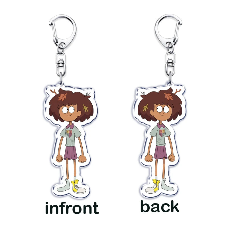 Popular Cartoon Anime Keychains for Accessories Jewelry Anne Boonchuy Marcy Wu Sprig Anne Frog Sasha Keyrings Fans Friends Gifts