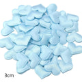 Valentine's Day 50/100Pcs Romantic Padded Fabric Throwing Petals Love Hearts for Table and Carpet Wedding Party Decoration