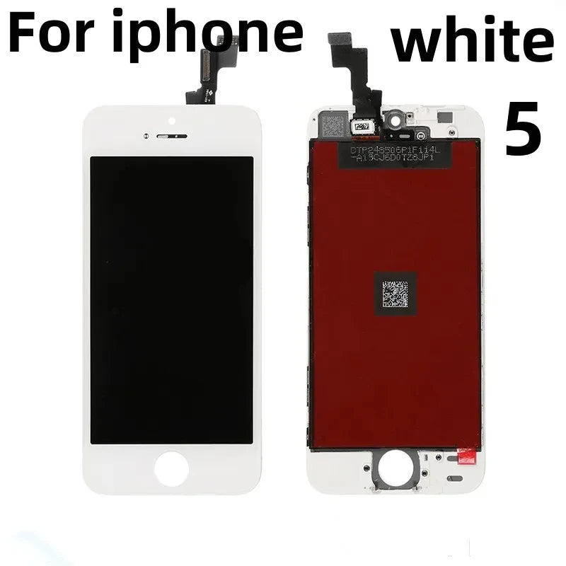 For iPhone 5 5C 5S SE 6 6S 7 8 Plus LCD Display Touch Screen Replacement For iphone 7G 7P 8G 8 Plus LCD Screen Tempered Glass