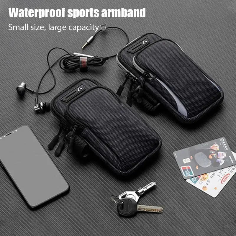 Running Mobile Phone Arm Bag Sport Phone Armband Waterproof Running Jogging Mobile Phone Protective Bags Accessories For iPhone